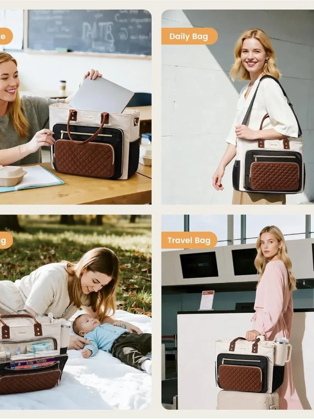 VersaPro 3-in-1 Women's Work & Lunch Tote